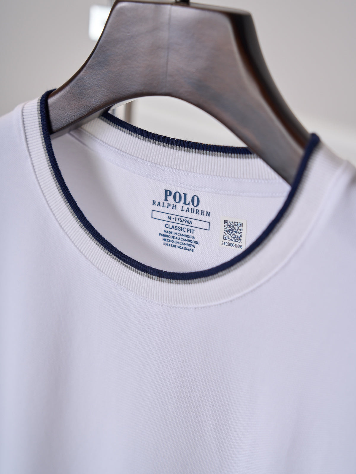 Polo Ralph Lauren Men's Contrast‑Trim Crew‑Neck Short‑Sleeve T‑Shirt, Navy Pony Embroidery