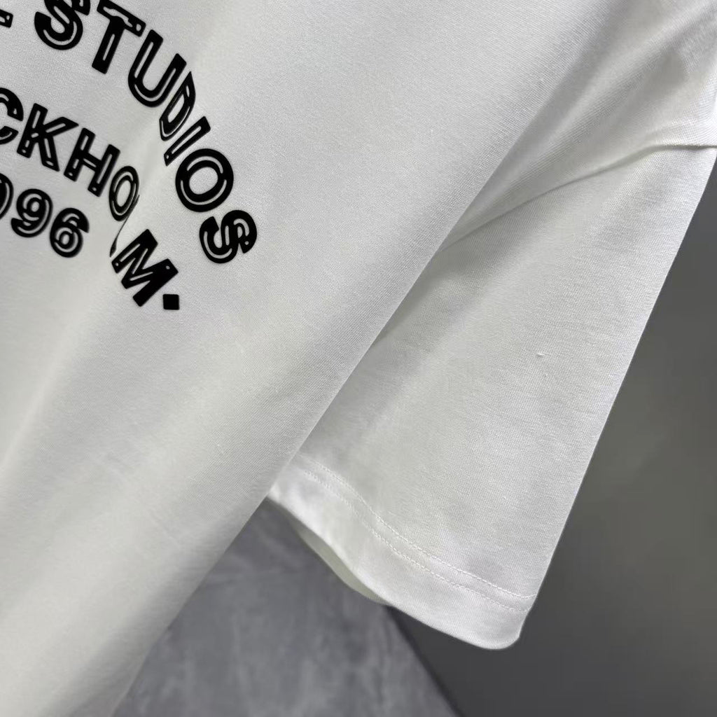 Acne Studios Stockholm 1996 Arch‑Graphic Crew‑Neck Short‑Sleeve T‑Shirt