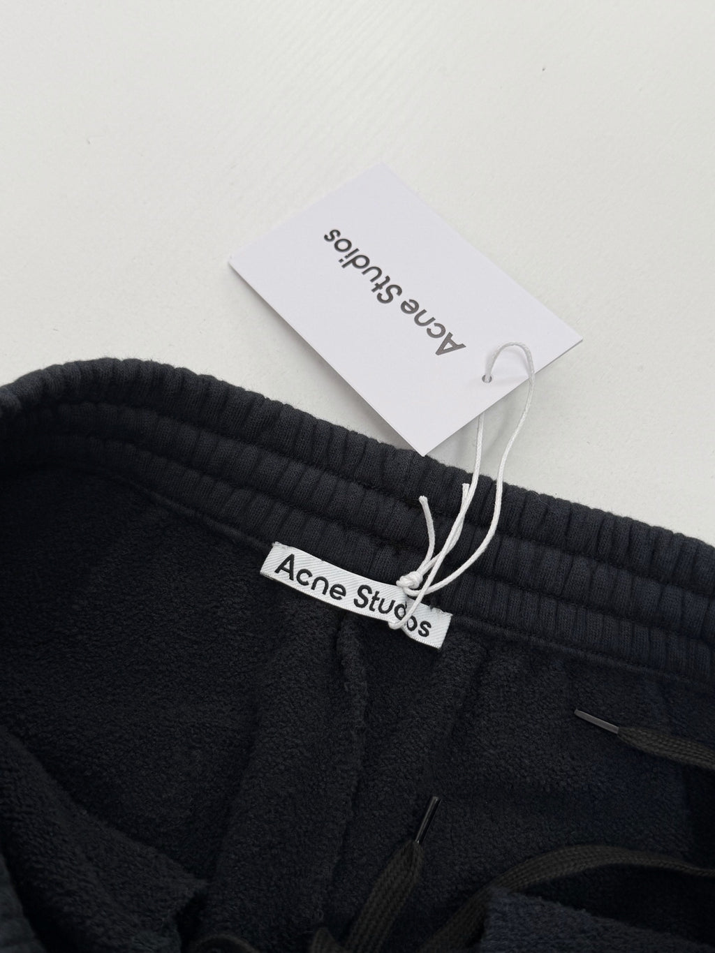 Acne Studios Drawstring Elastic‑Waist Wide‑Leg Sweatpants