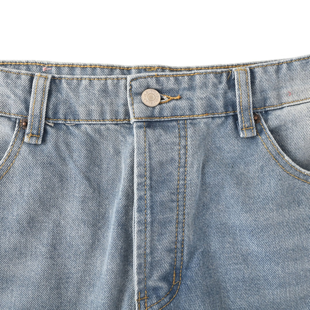Acne Studios Multi‑Ripped Wide‑Leg Jeans
