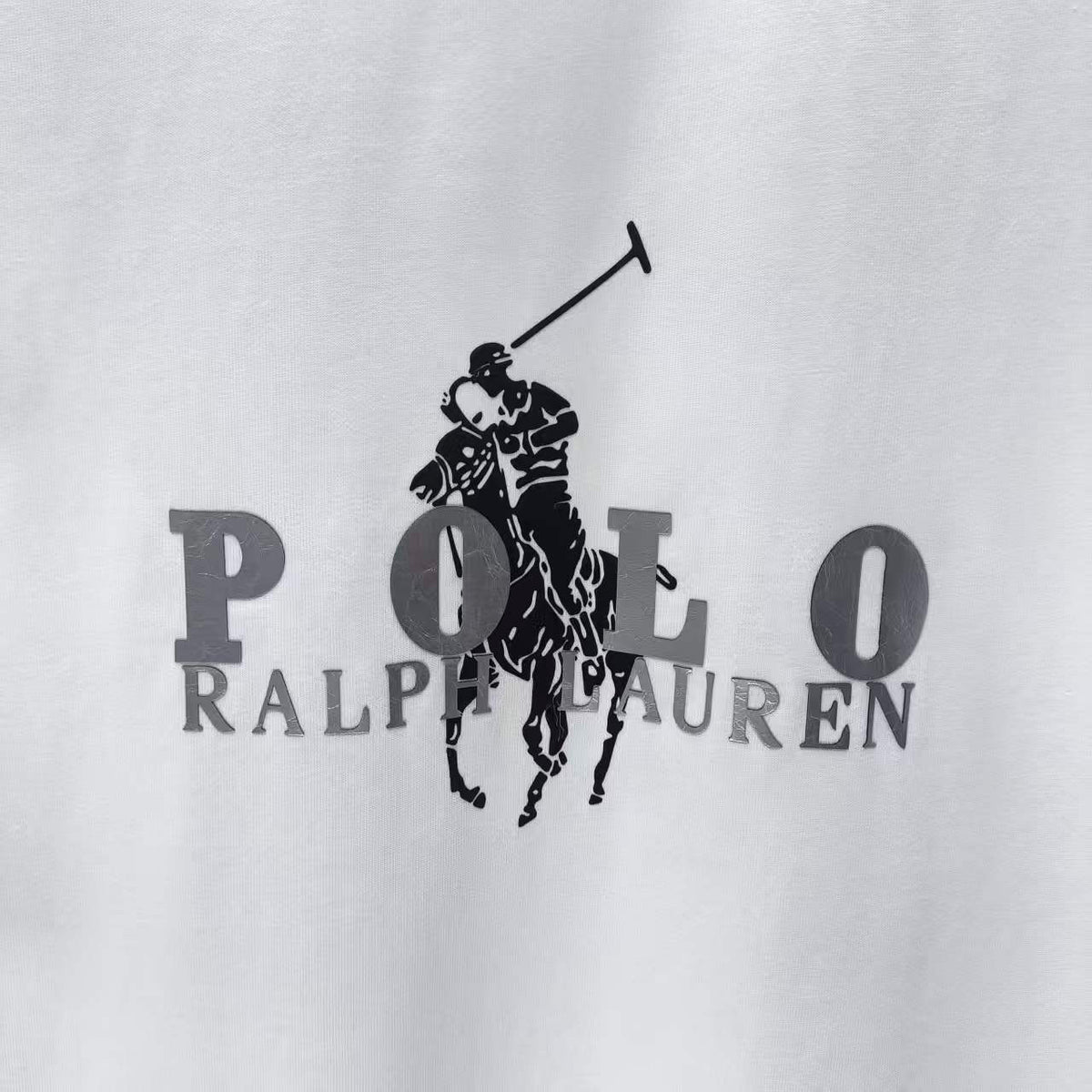 Men's Crew‑Neck Short‑Sleeve T‑Shirt, Big Pony & Letter Graphic Print