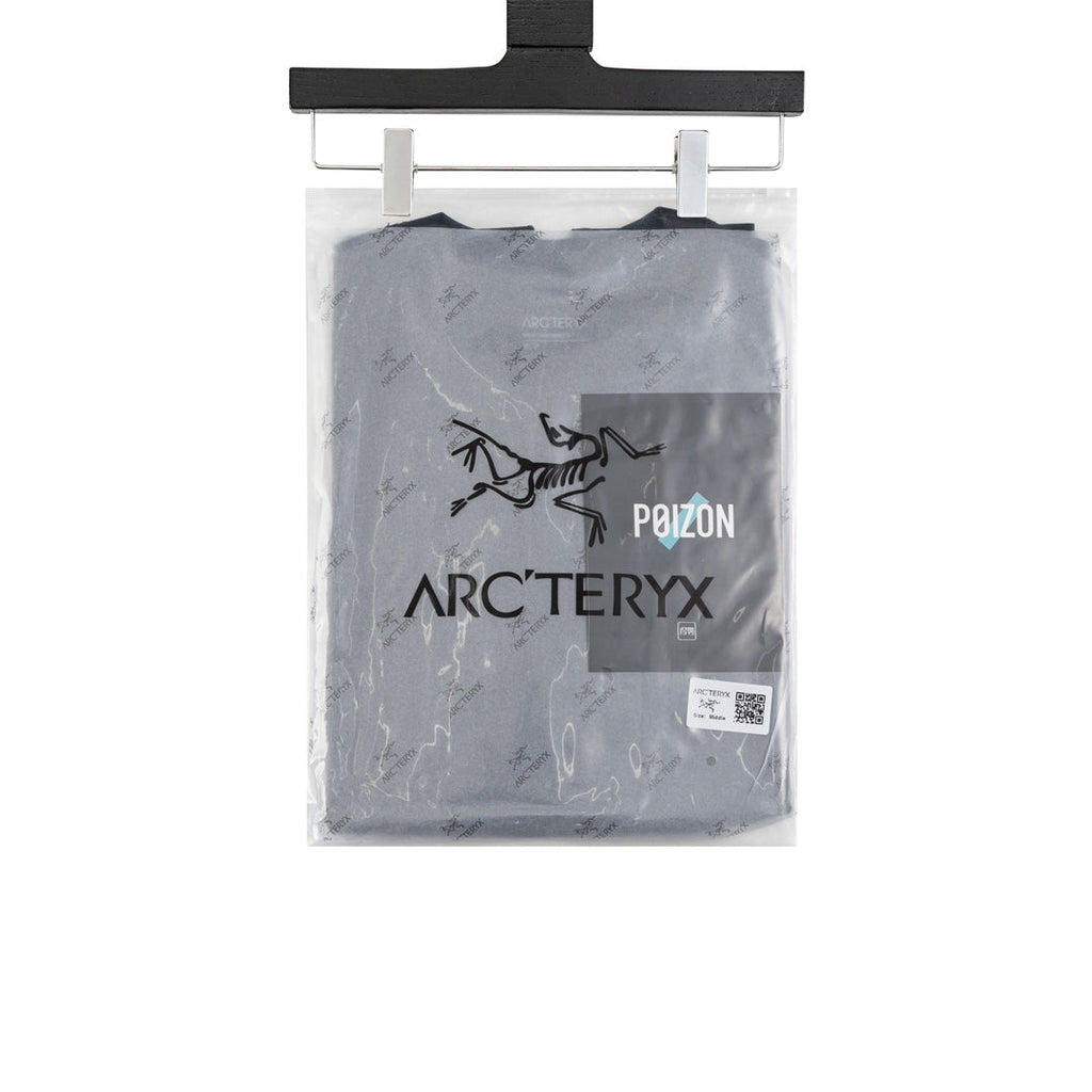 Arc'teryx Pink Fossil Bird Front‑Back Print SS T‑Shirt