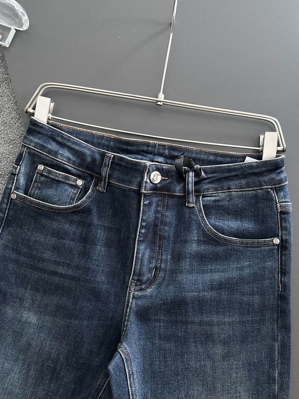 Ralph Lauren Men's Dark Wash Straight‑Leg Denim Jeans