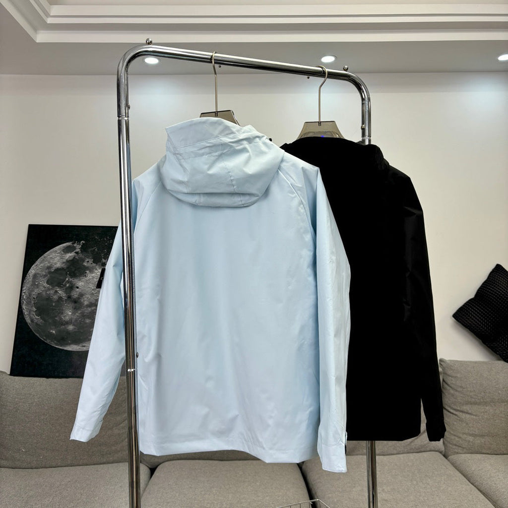 Stone Island Lightweight Three-Protection Hooded Shell Jacket with Compass Badge