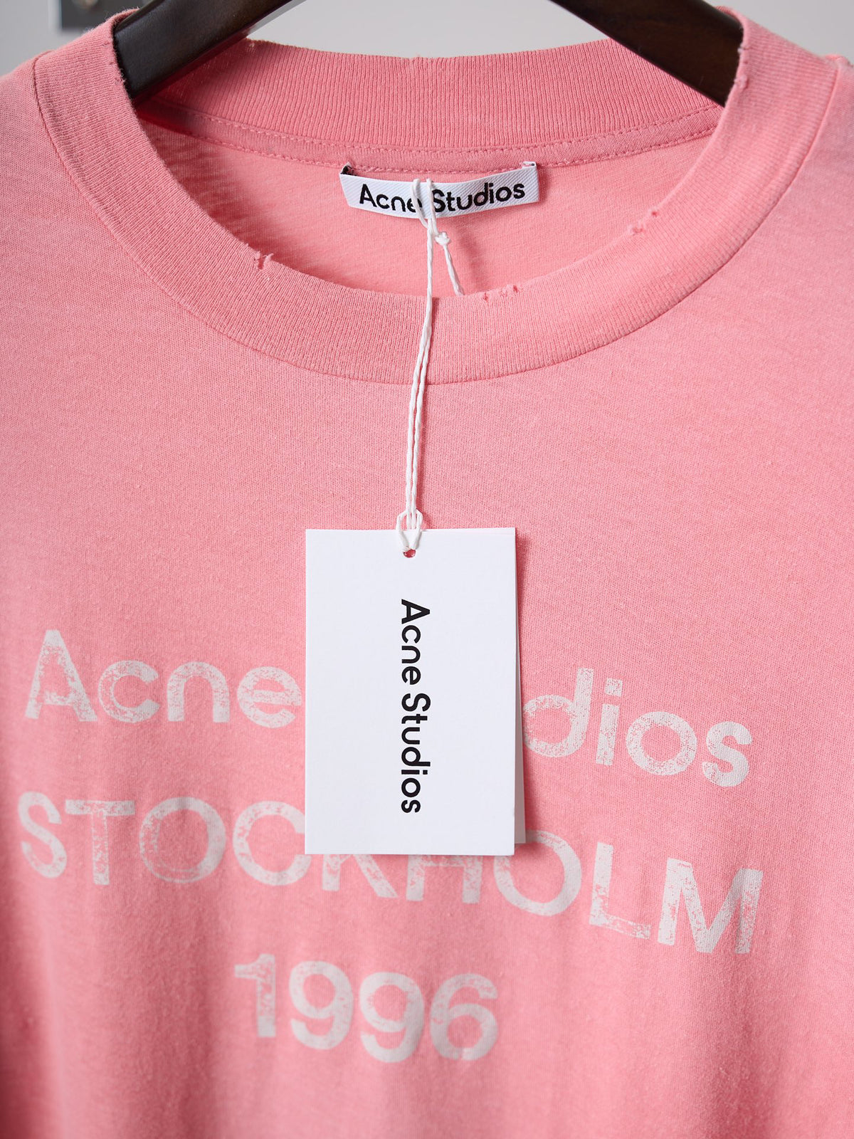 Acne Studios Unisex Stockholm 1996 Long‑Sleeve Crew‑Neck T‑Shirt