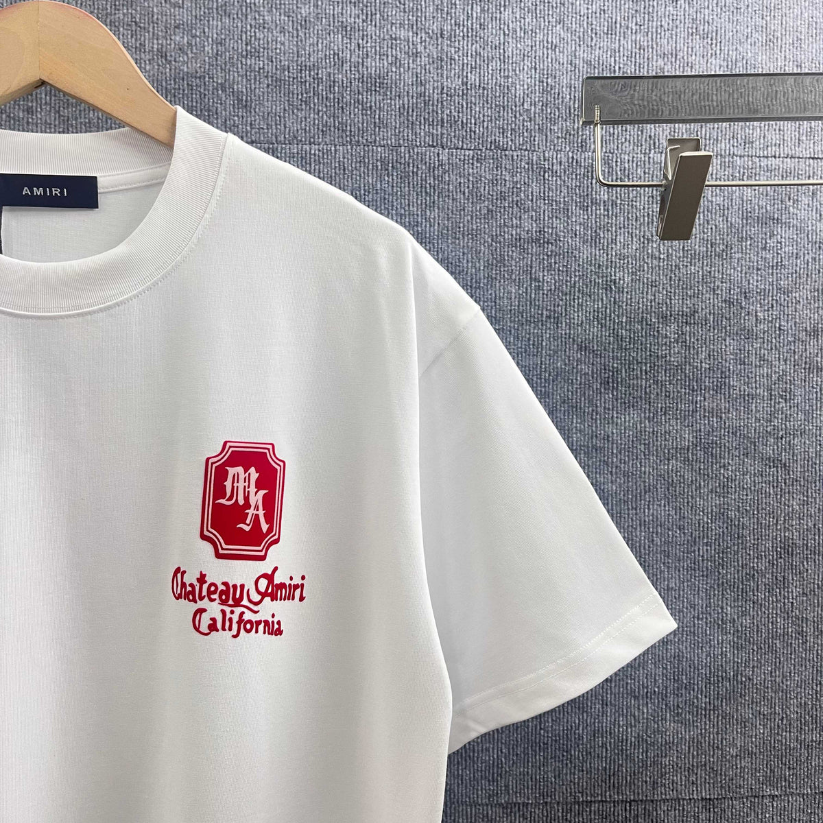 AMIRI Chateau AMIRI California Chest‑Logo Short‑Sleeve Tee