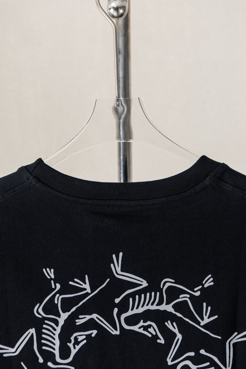 Arc'teryx Contrast‑Stitch Bird Logo Crew‑Neck Short‑Sleeve T‑Shirt