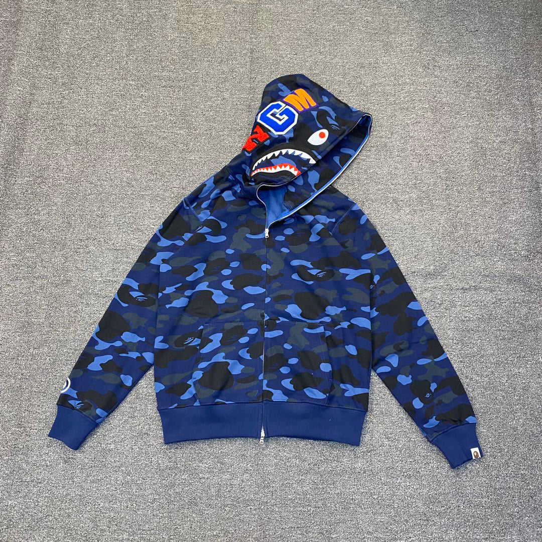 BAPE 1ST CAMO Shark Full-Zip Hoodie