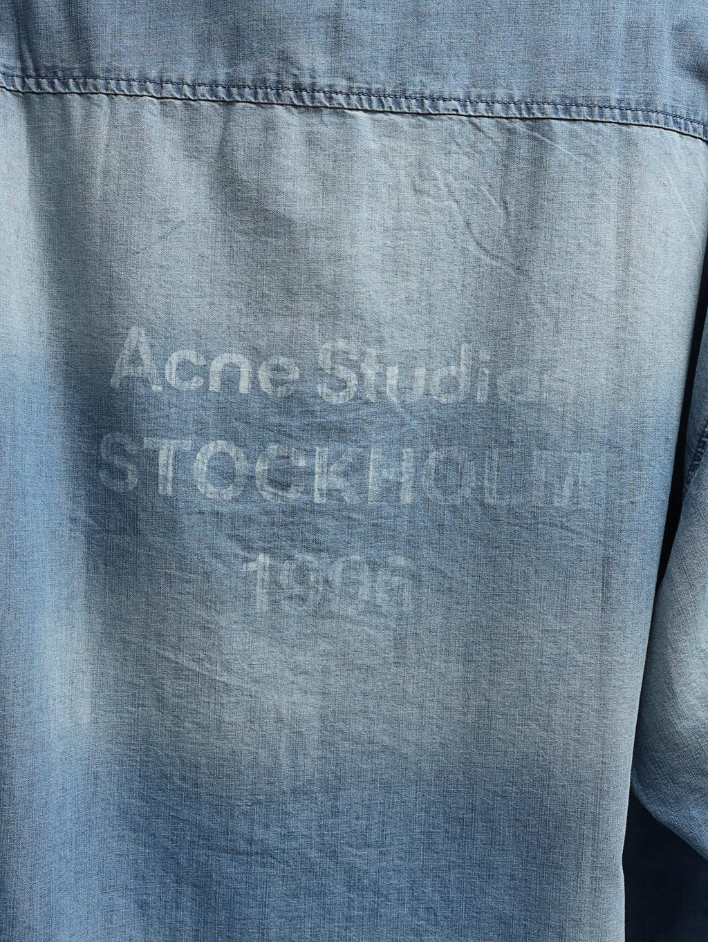 Acne Studios Short‑Sleeve Denim Shirt
