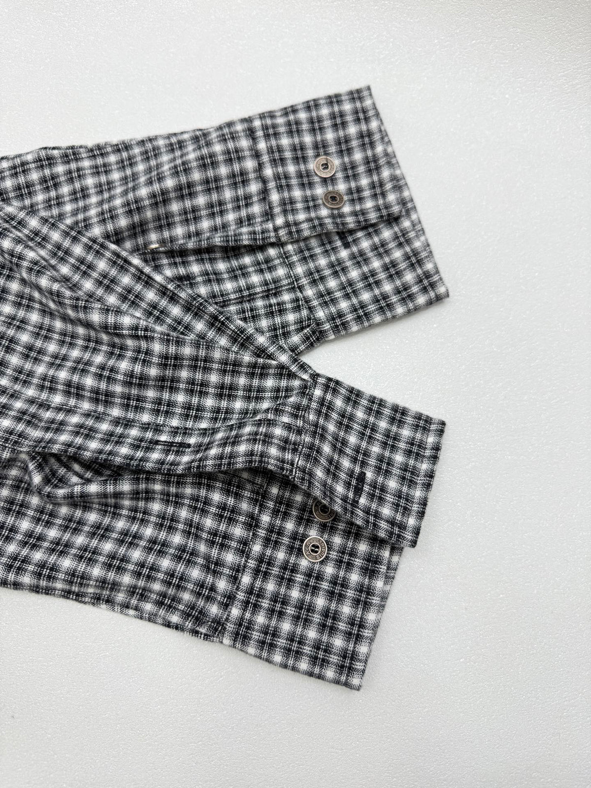 Acne Studios Oversized Long‑Sleeve Check Button‑Down Shirt