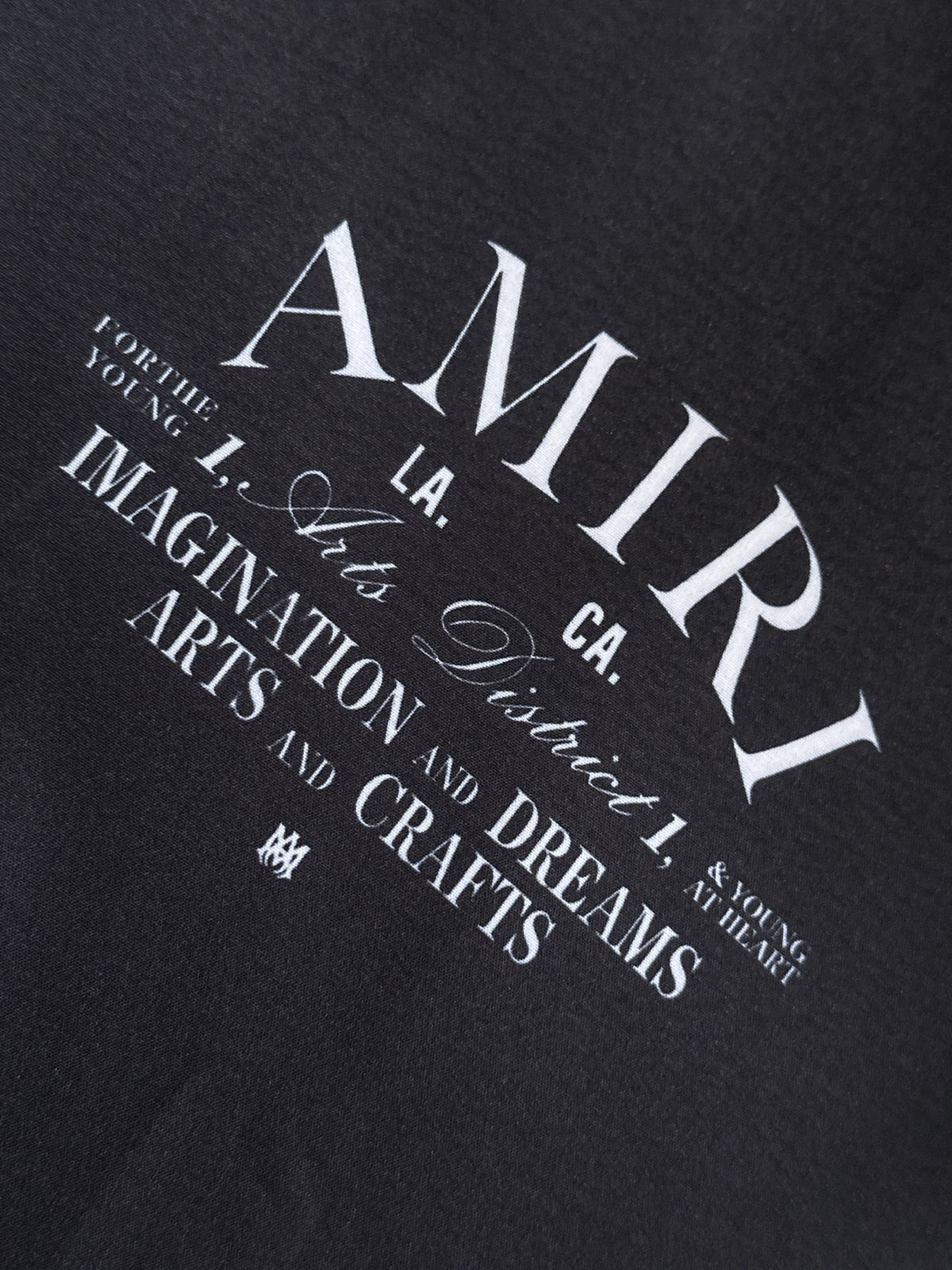 AMIRI Arts District Arch Logo Camp Collar Shirt and Shorts Set