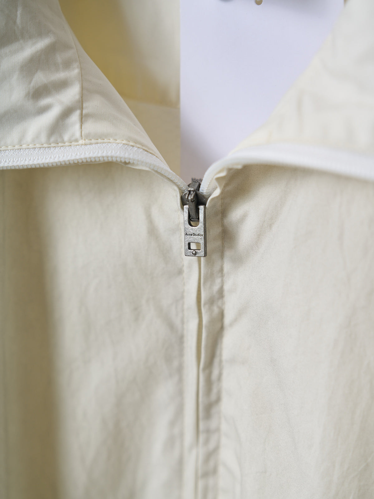 Acne Studios Unisex Zip‑Up Stand‑Collared Windbreaker Jacket