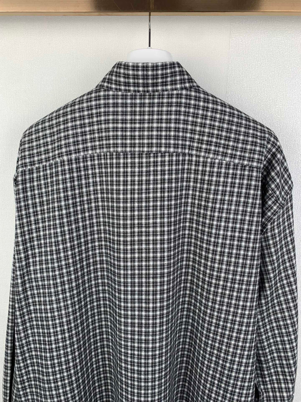 Acne Studios Oversized Long‑Sleeve Check Button‑Up Shirt
