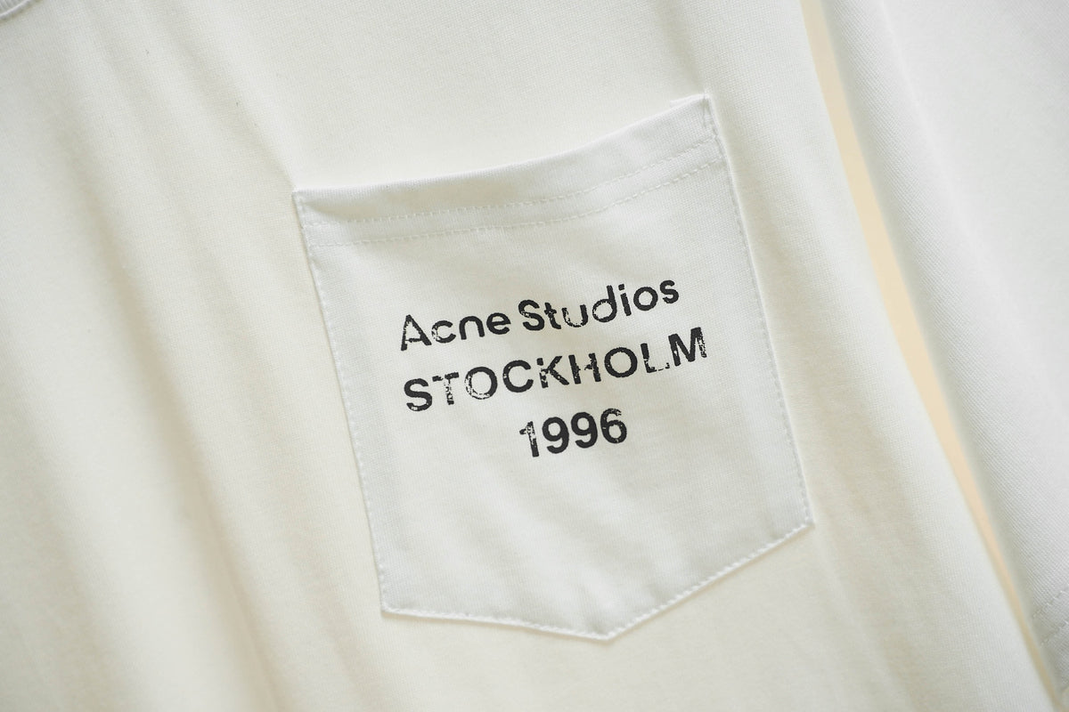 Acne Studios Stockholm 1996 Pocket Crew‑Neck Short‑Sleeve T‑Shirt
