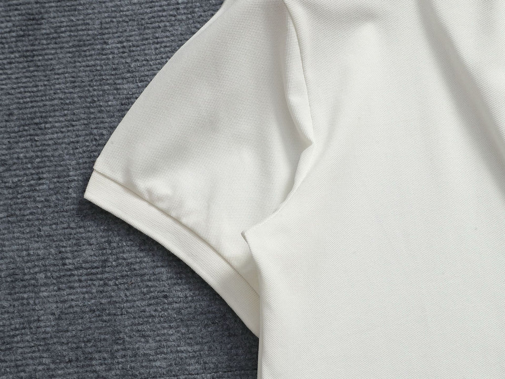Ralph Lauren Men's White Short‑Sleeve Classic Polo Shirt With Embroidered Pony Logo