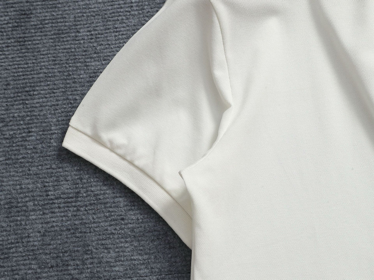Ralph Lauren Men's White Short‑Sleeve Classic Polo Shirt With Embroidered Pony Logo