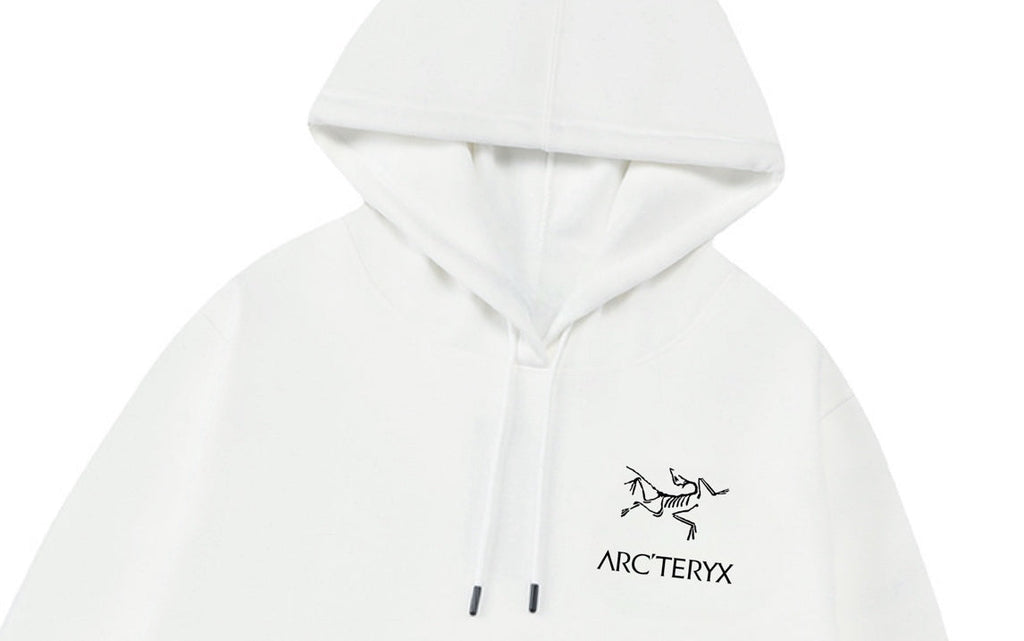 Arc'teryx Oversized Logo Print Fleece-Lined Hoodie