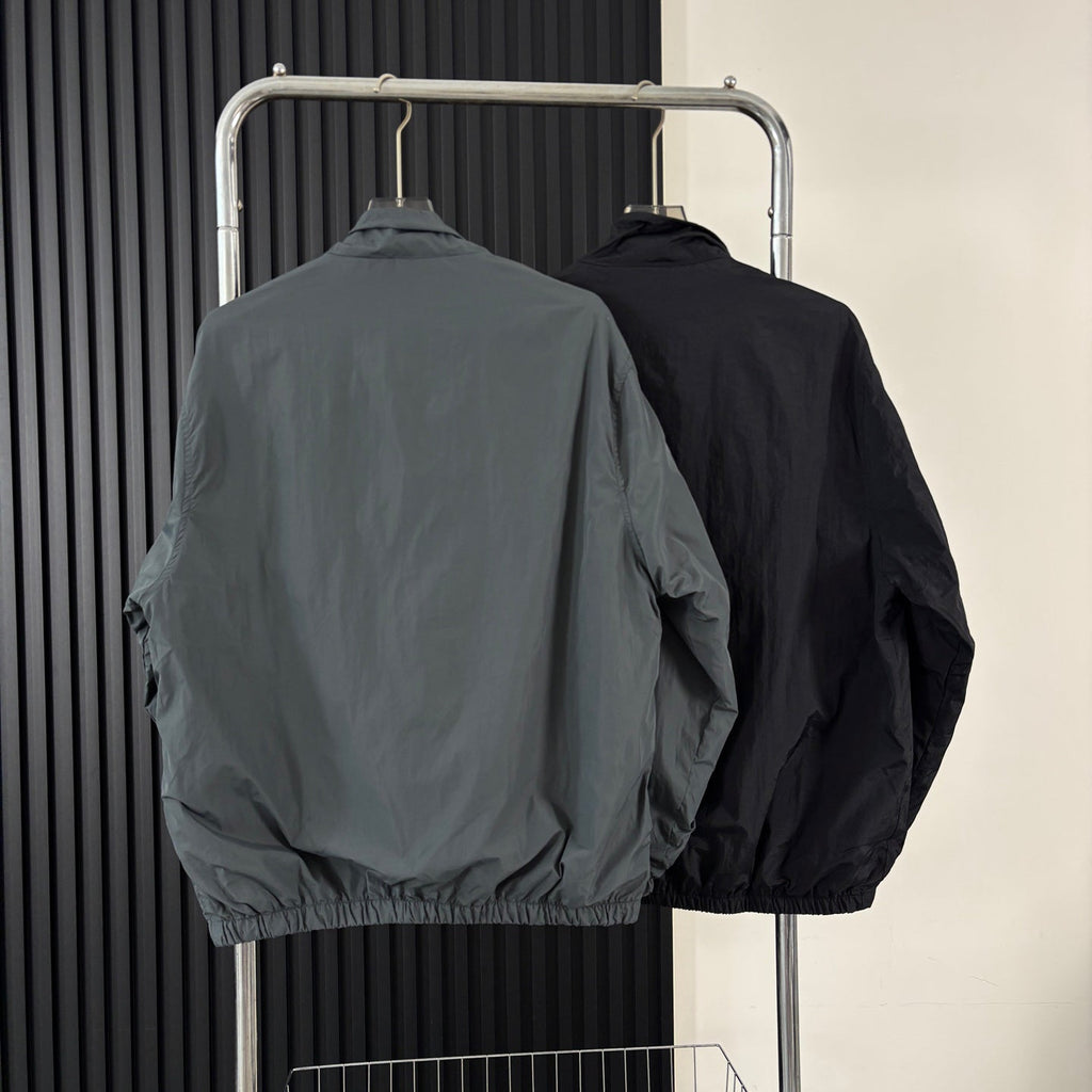 Stone Island Half-Zip Stand Collar Lightweight Technical Jacket