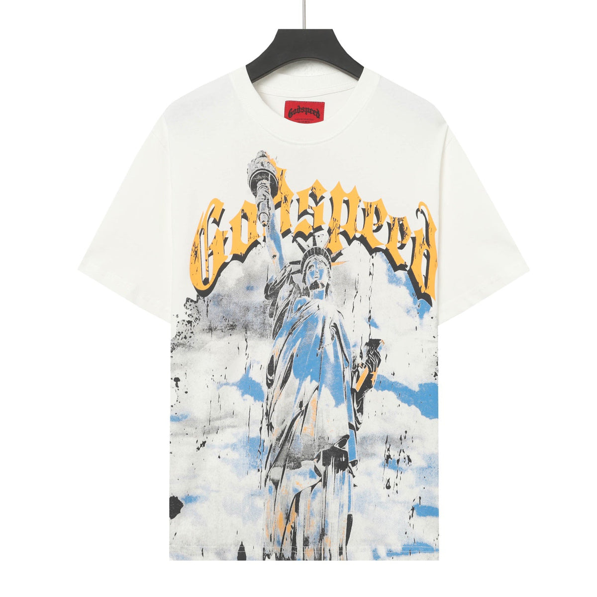 Godspeed Statue Of Liberty Big G Logo Double‑Sided Graphic T‑Shirt