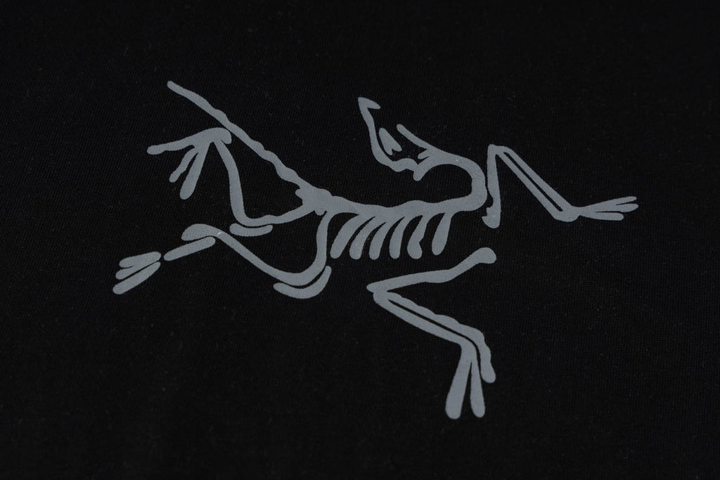 Arc'teryx Tonal Embroidered Bird Logo Front & Vertical Wordmark Back Unisex T-Shirt