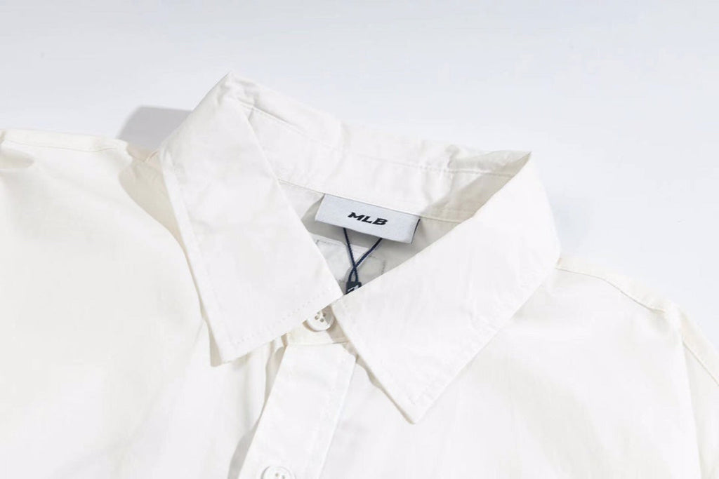 NY Yankees Classic NY Oxford Button-Down Shirt - Cream White