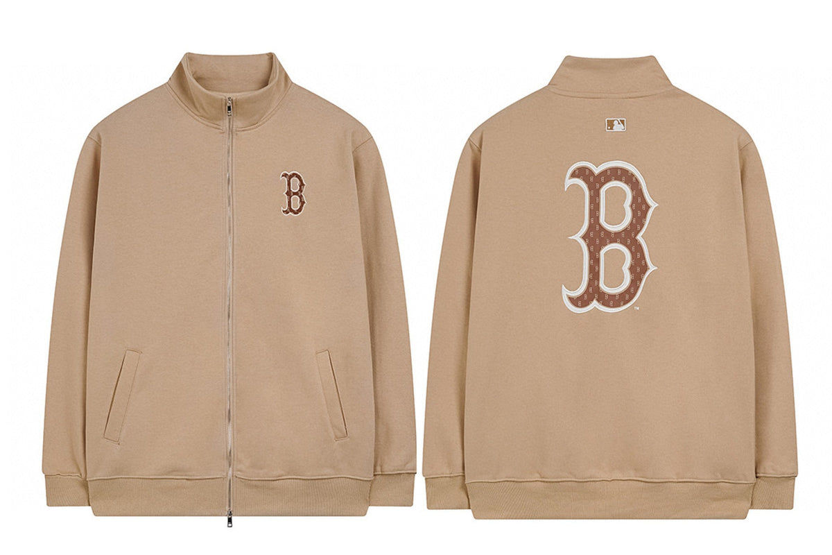 MLB Monogram Fill Mock Neck Track Jacket