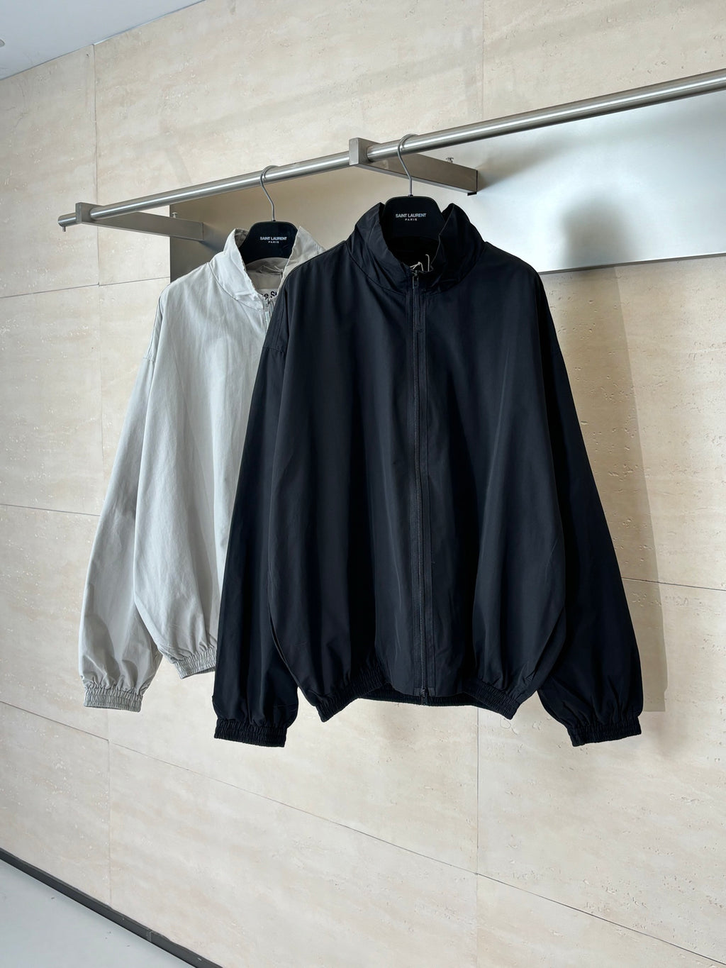 Acne Studios Oversized Stand‑Collar Full Zip Track Jacket