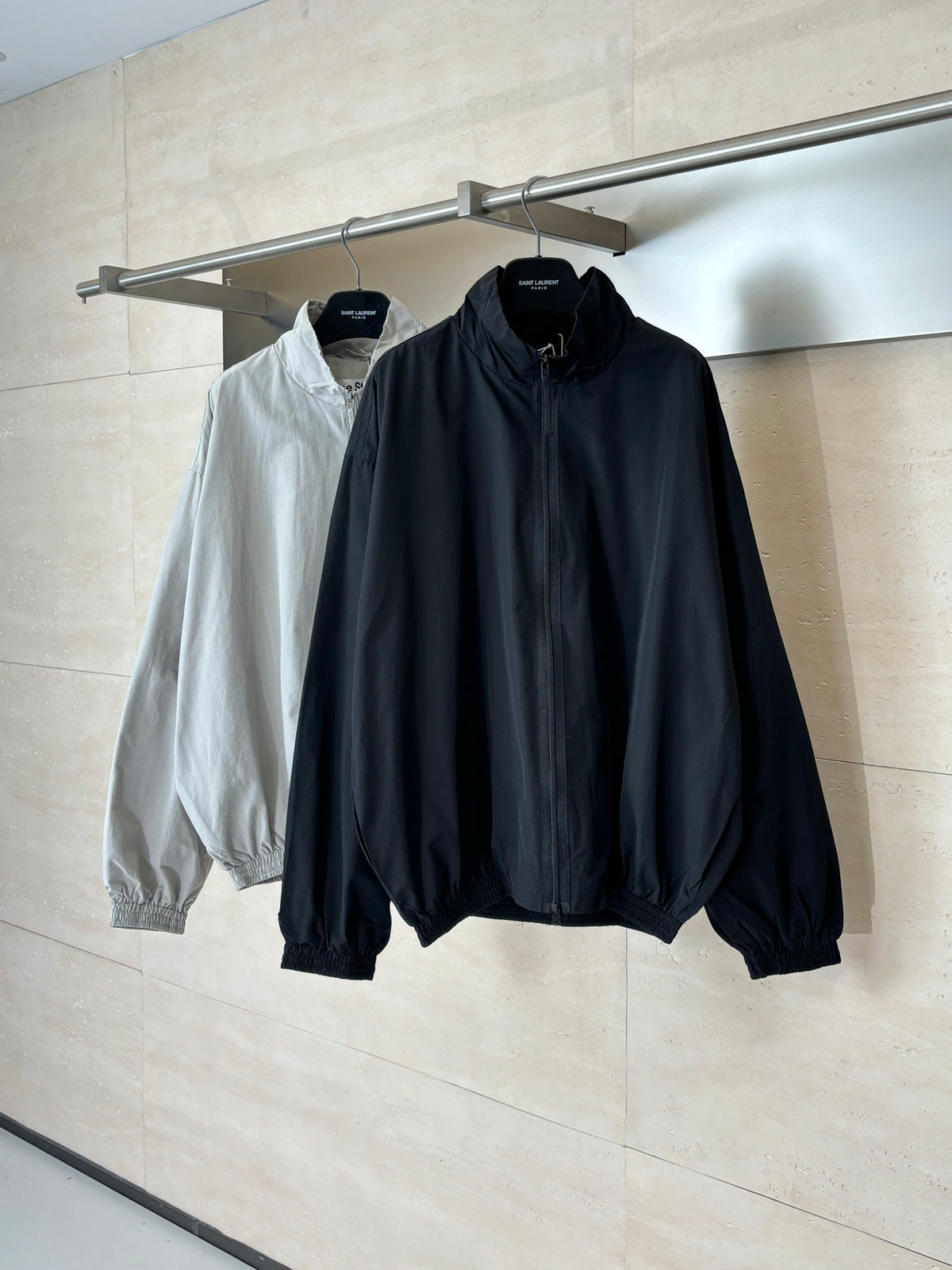 Acne Studios Oversized Stand‑Collar Full Zip Track Jacket