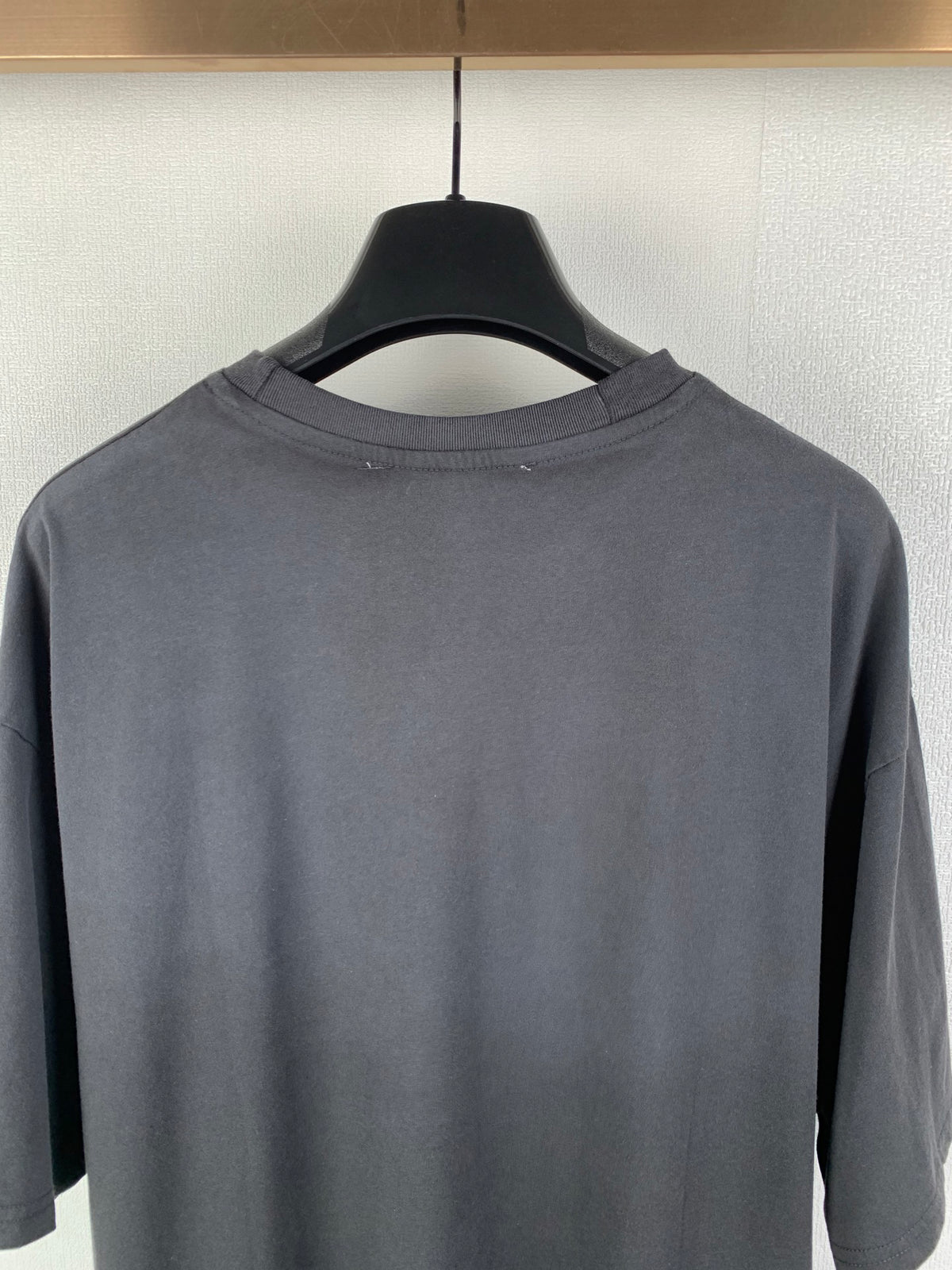 Acne Studios Vintage Script Print Oversized Short‑Sleeve T‑Shirt