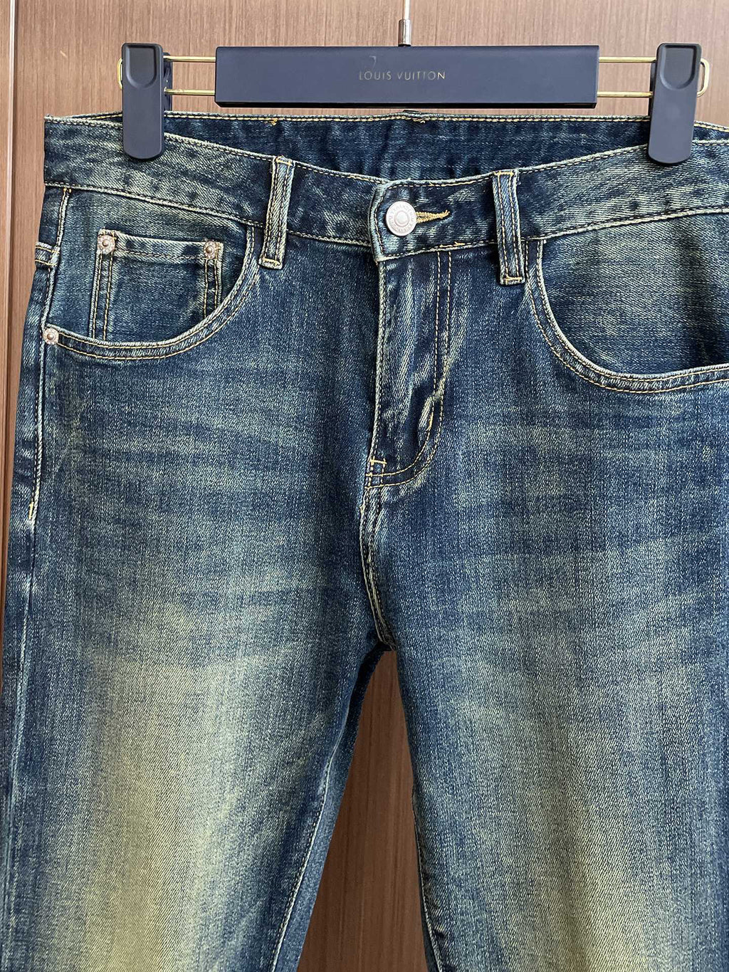 Ralph Lauren Men's Vintage Washed Slim‑Fit Denim Jeans