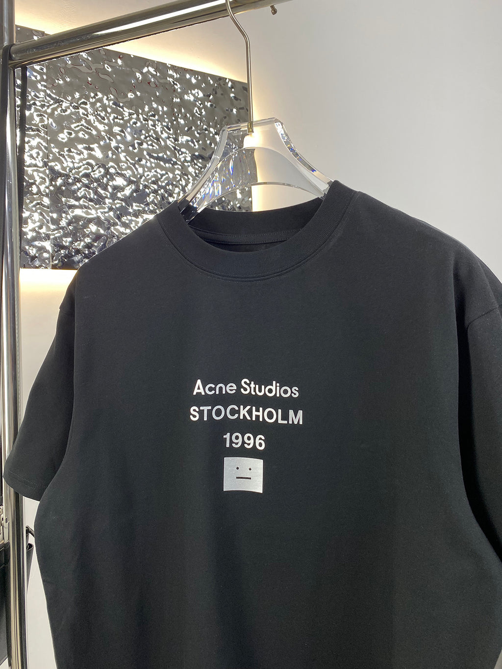 Acne Studios Short‑Sleeve Stockholm 1996 Face Graphic T‑Shirt