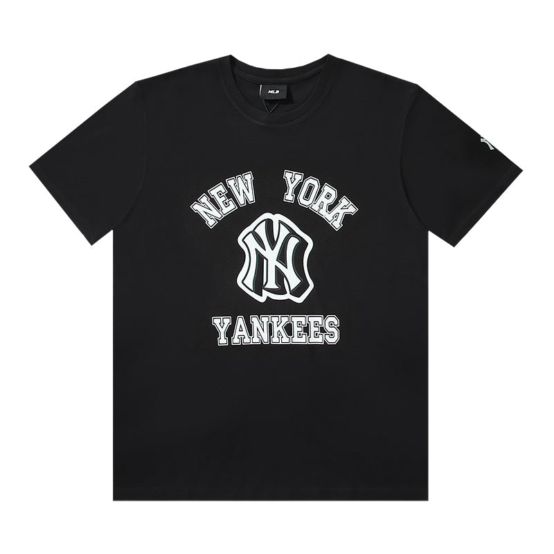 MLB New York Yankees Arch‑Letter Logo Cotton Short‑Sleeve T‑Shirt
