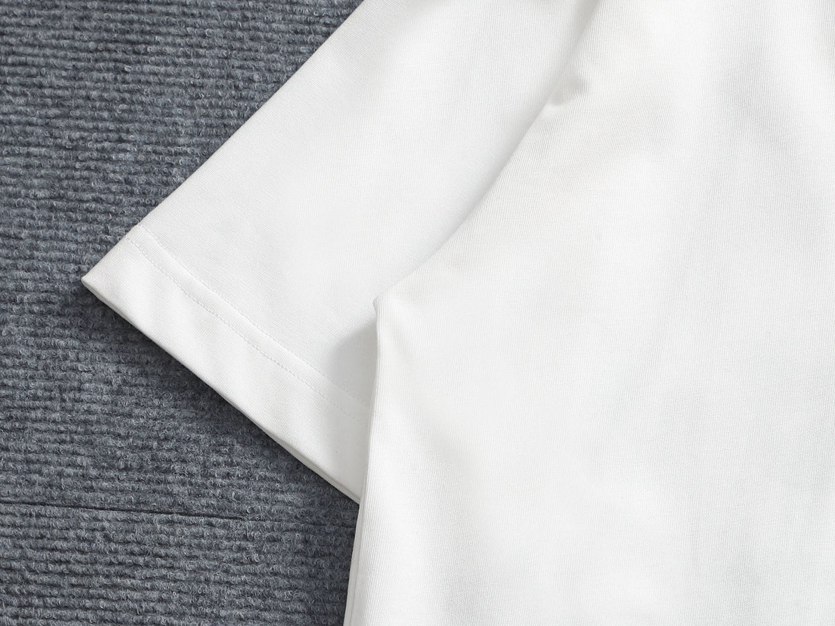 AMIRI Sounds Small Chest Logo Crew‑Neck Short‑Sleeve T‑Shirt