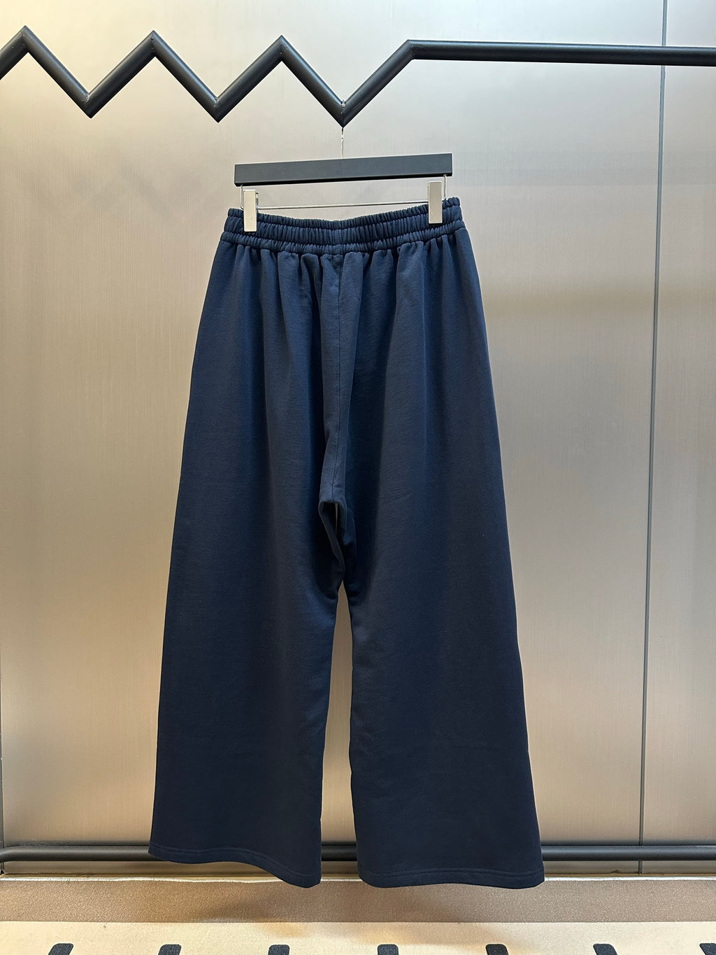Acne Studios Script‑Detail Elastic Waist Wide‑Leg Sweatpants
