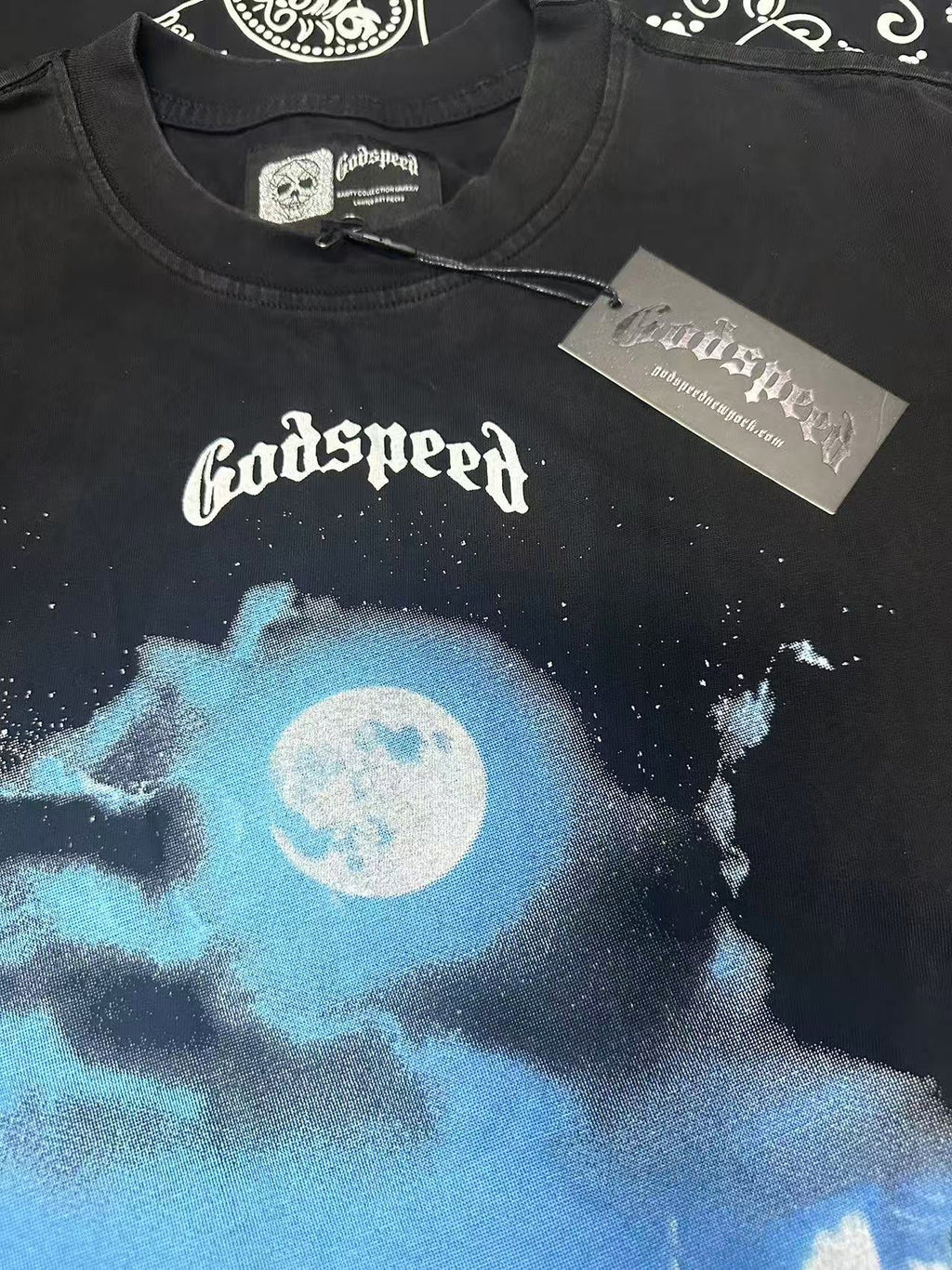 Godspeed Hollywood All-Seeing Eye Black Graphic Tee