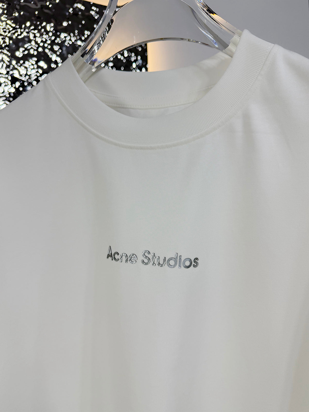 Acne Studios Short‑Sleeve Chest Logo T‑Shirt