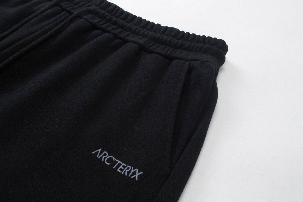 Arc'teryx Skeleton Fossil‑Bird Graphic Drawstring Sweat Shorts