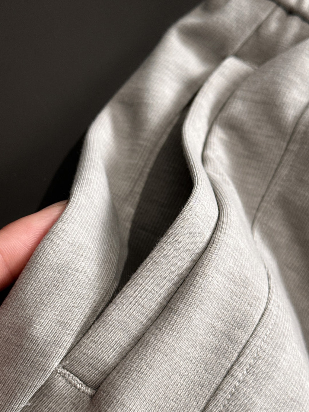 Ralph Lauren Men's Grey Drawstring Straight‑Leg Sweatpants