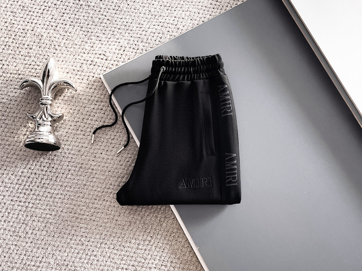 AMIRI Stand‑Collar Full‑Zip Jacket & Jogger Pants Tracksuit Set