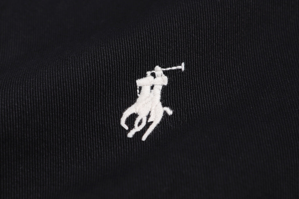 Polo Ralph Lauren Men’s Zip‑Up Harrington Jacket With White Pony & Script Embroidery