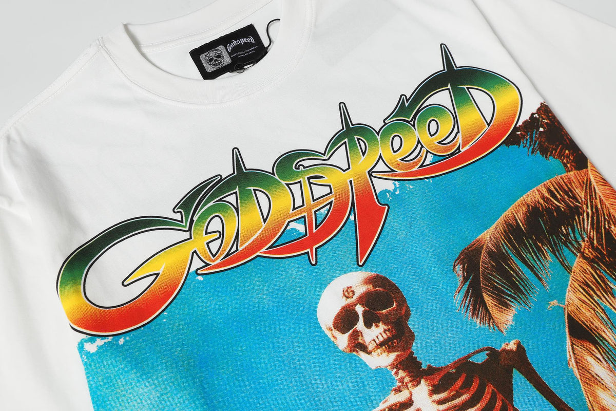 Godspeed Miami Surf Club Skeleton Graphic Tee
