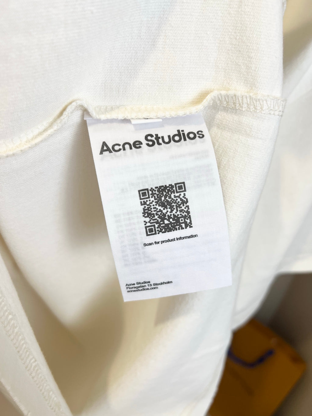 Acne Studios Contemporary Art Graphic Print Oversized Short‑Sleeve T‑Shirt
