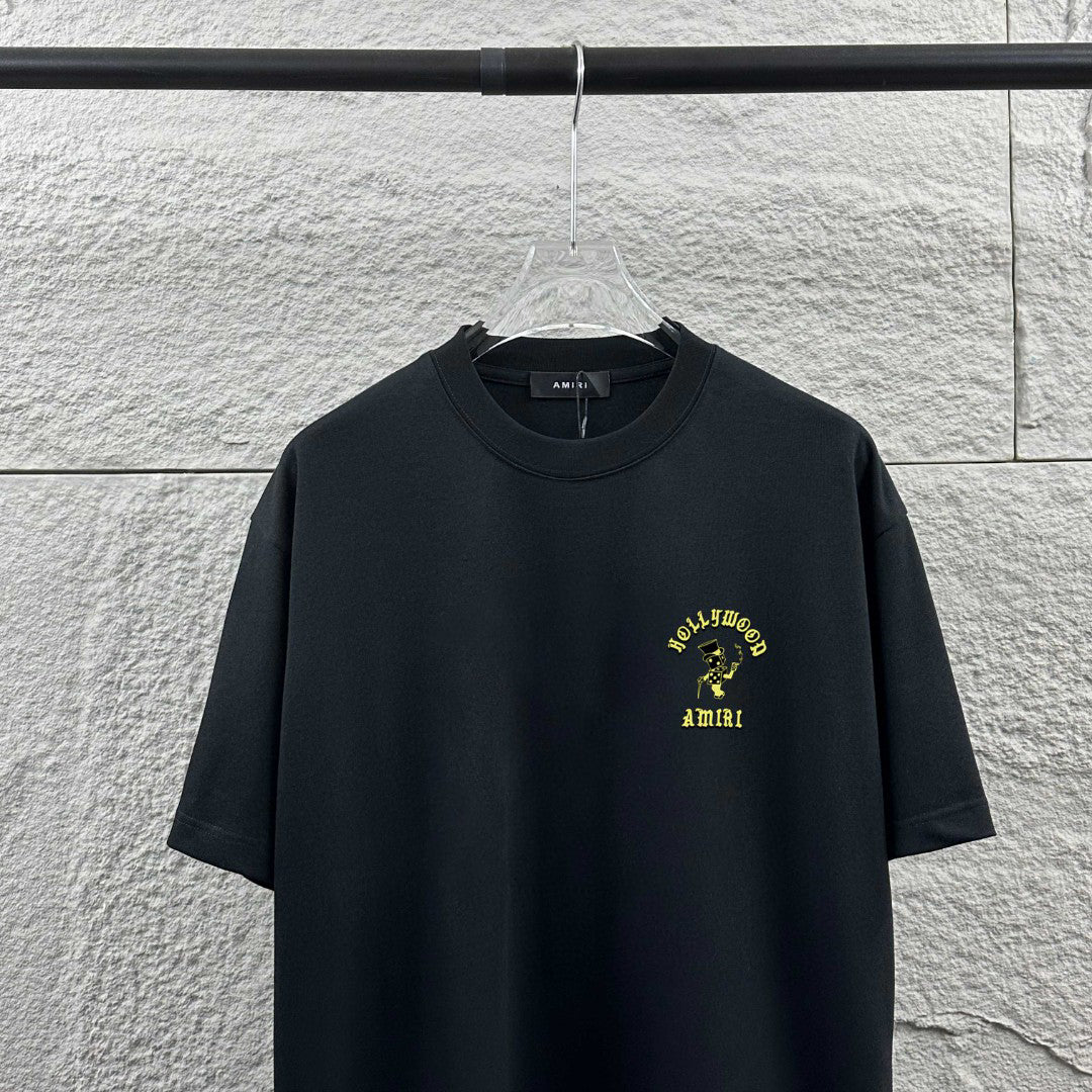 AMIRI Hollywood Character Graphic Crew-Neck Short-Sleeve T-Shirt