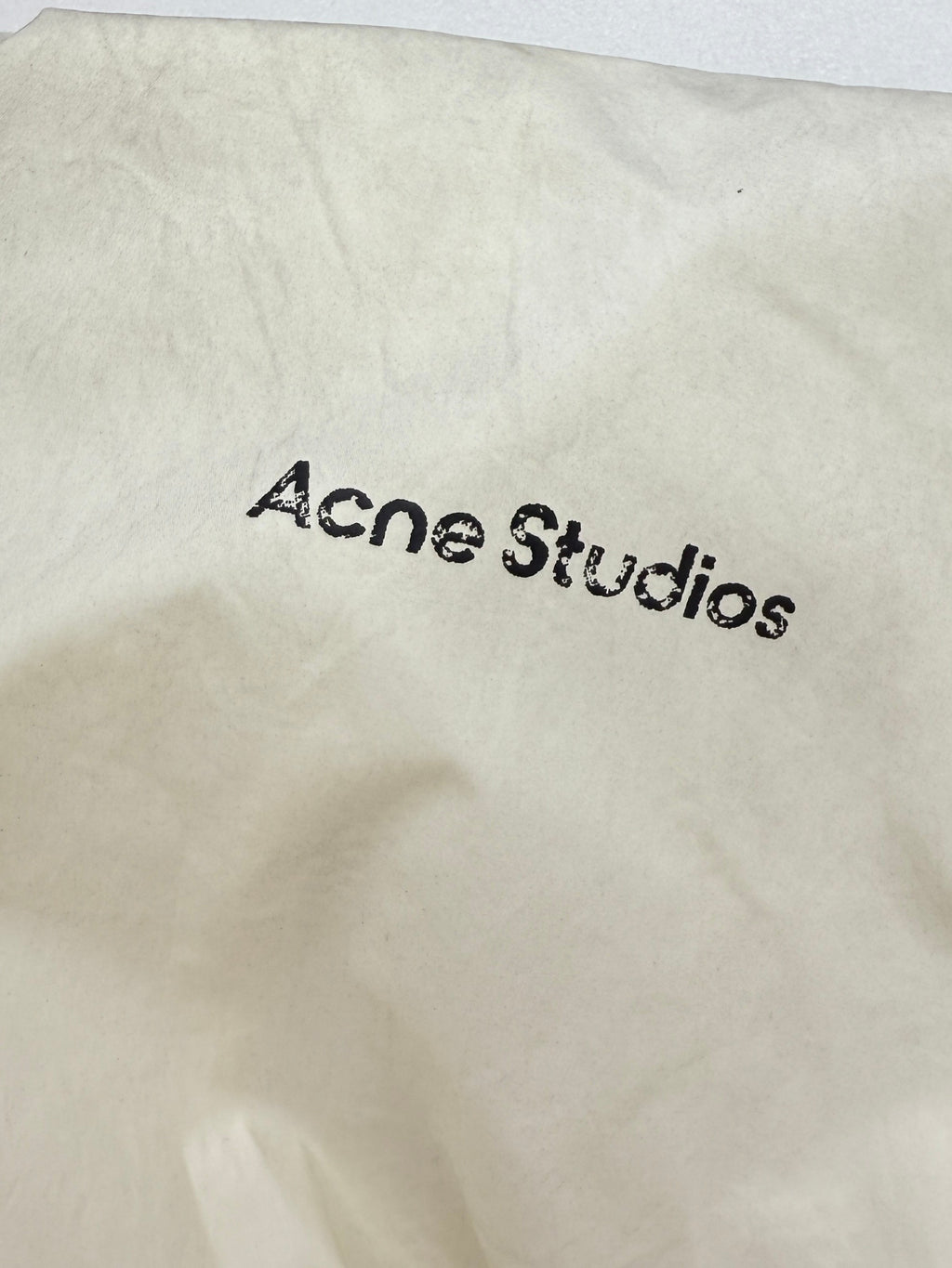 Acne Studios Off‑White Full‑Zip Stand‑Collar Track Jacket