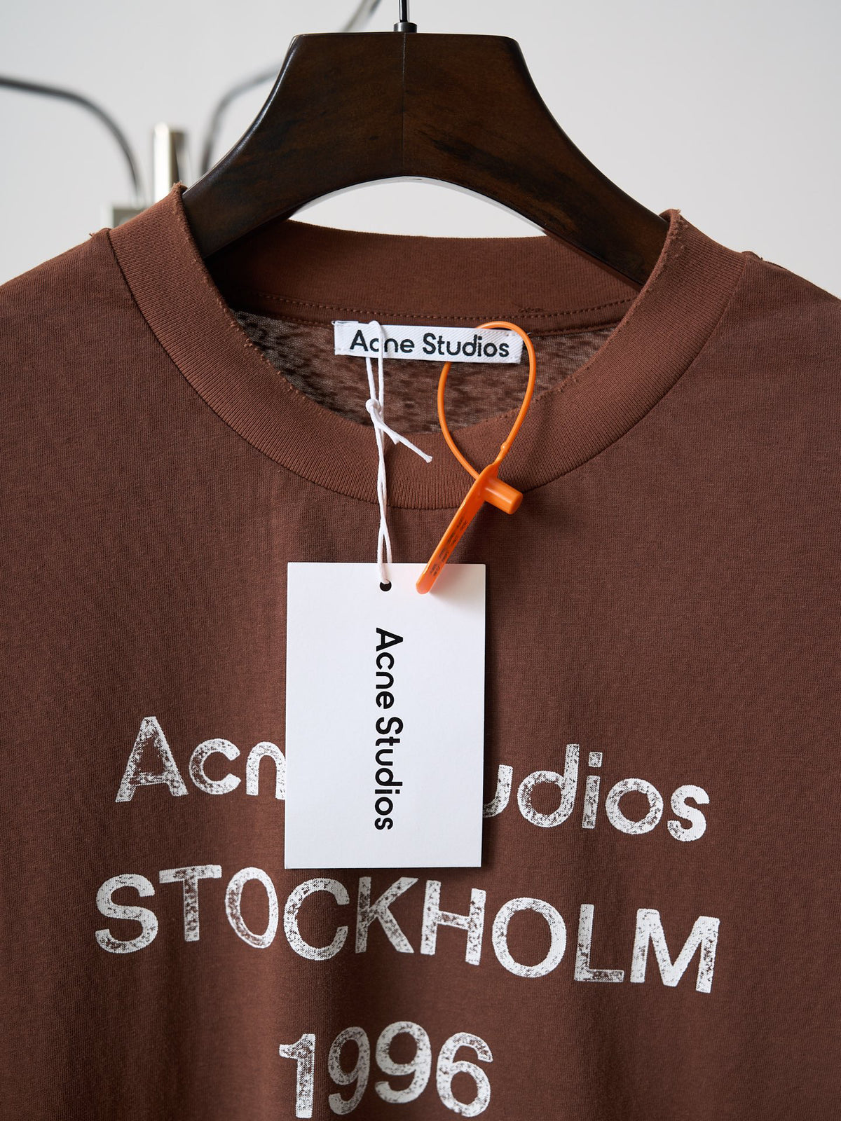 Acne Studios Stockholm 1996 Vintage Print Oversized Short‑Sleeve T‑Shirt