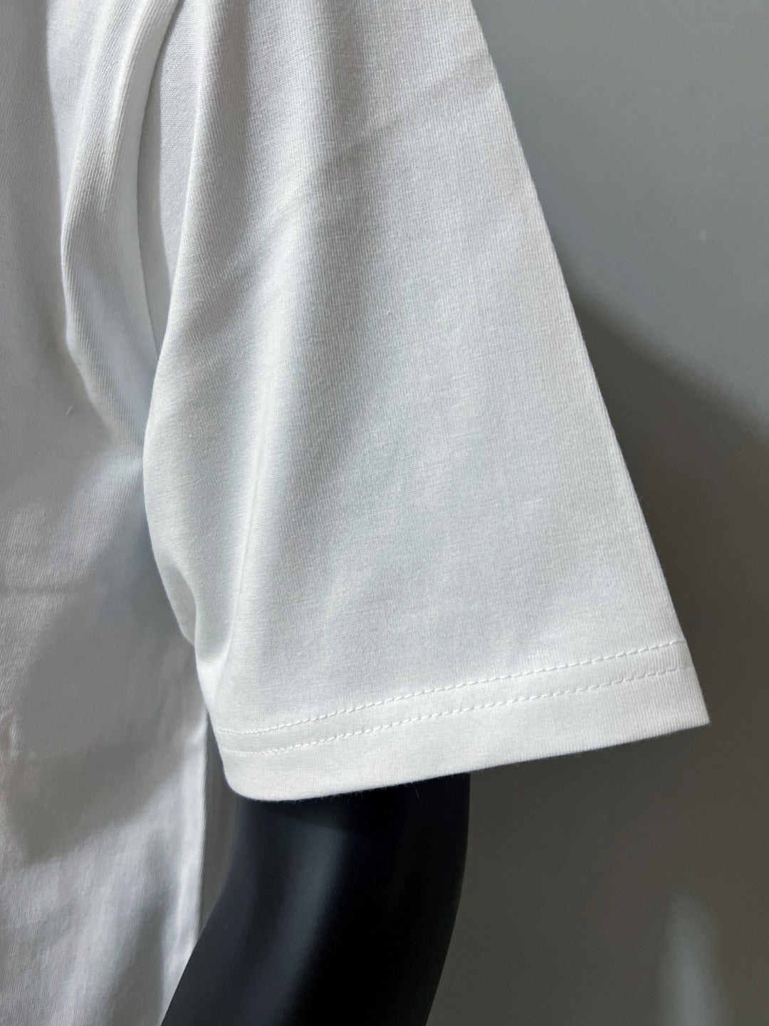 Acne Studios Square‑Face‑Icon Chest‑Print Oversized Crew‑Neck T‑Shirt