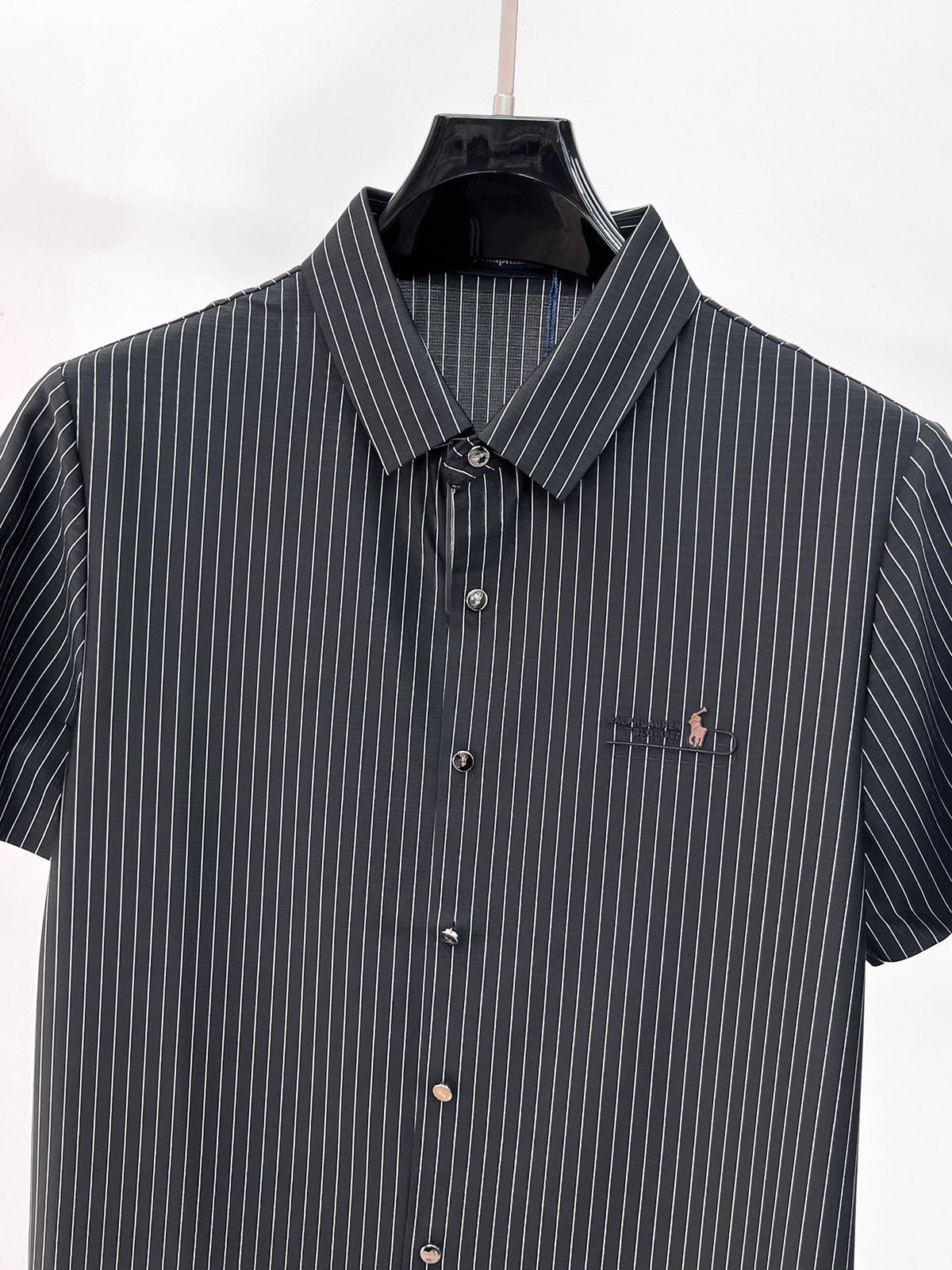 Ralph Lauren Men's Striped Short‑Sleeve Button‑Down Shirt