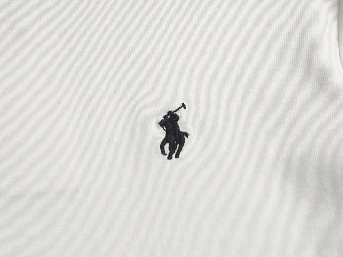 Ralph Lauren Men's Crew‑Neck Short‑Sleeve T‑Shirt With Black Pony Logo