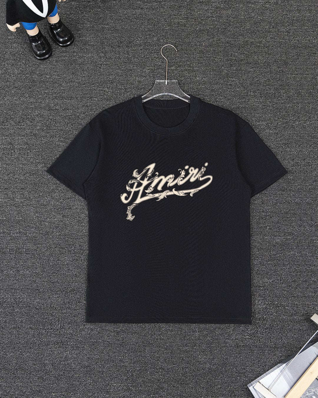 AMIRI Script Logo Short‑Sleeve Tee & Drawstring Shorts Set