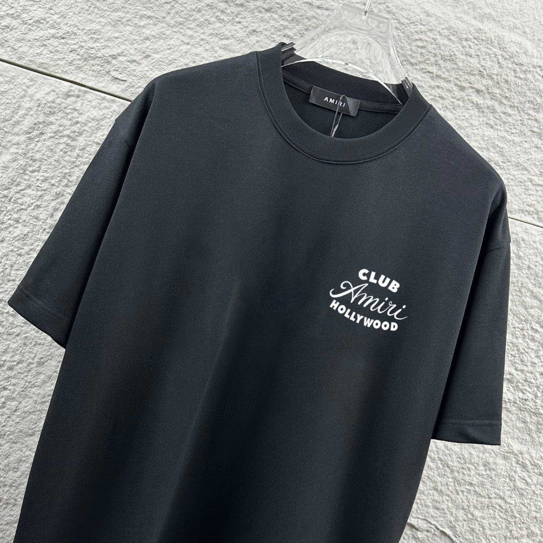 AMIRI Club Amiri Hollywood Graphic Crew-Neck Short-Sleeve T-Shirt